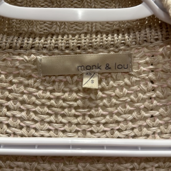 Monk & Lou Cardigan. Size XS/S - Picture 2 of 3